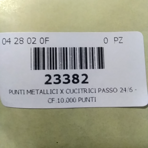 Punti Metallici Zenith 515 - Confezione Da 10.000 Pezzi, Passo 24/6 Mm Per Cucitrici - Foto 13