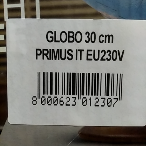 Mappamondo Uranio Nova Rico D.30 Cm Con Luce - Fisico-Politico, Italiano, Fatto In Italia - Foto 2