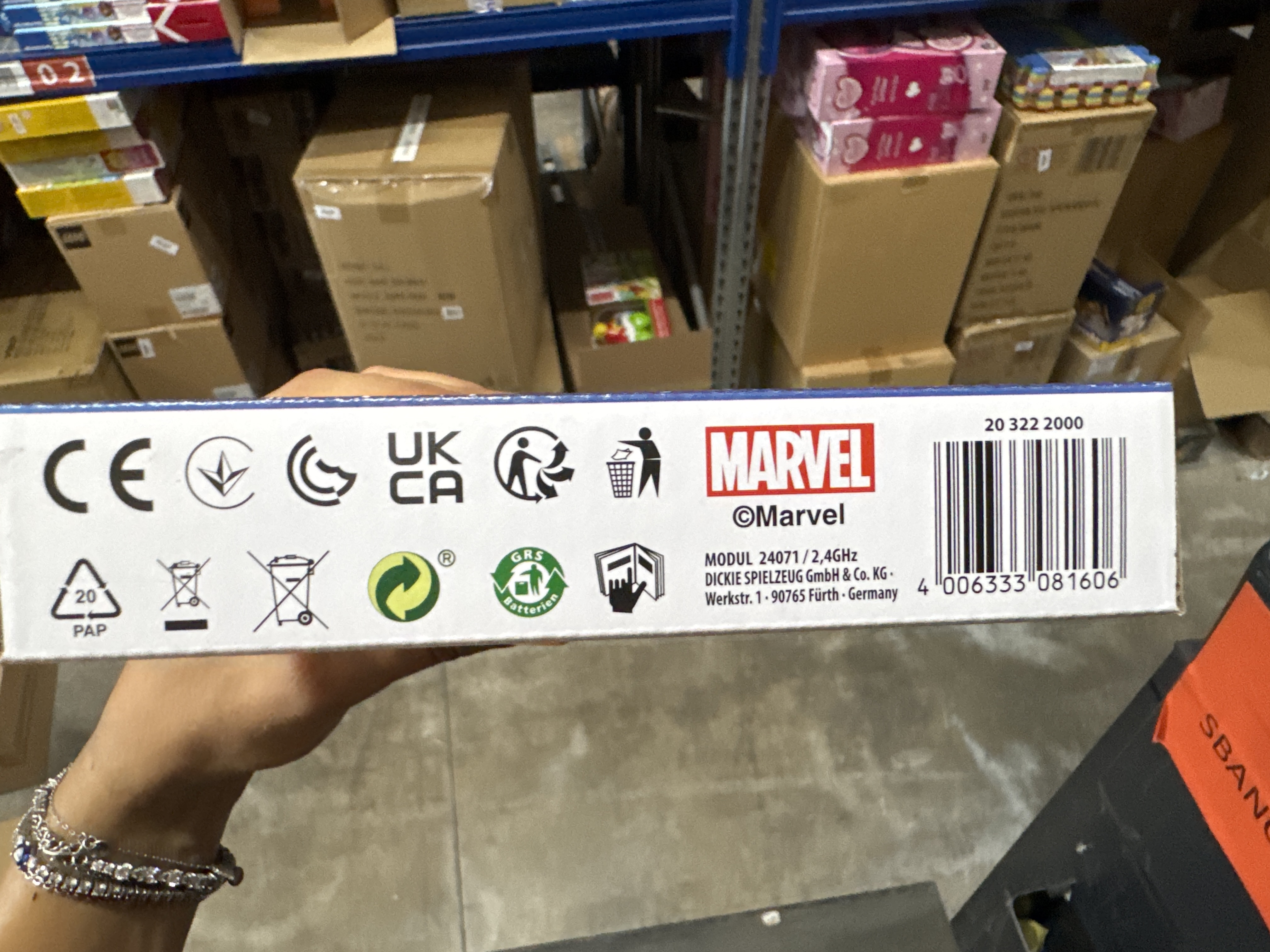 Vedes Walkie Talkie Spidey 203222000 PMR-Funkgerät Vedes Walkie Talkie Spidey 203222000 PMR-Funkgerät