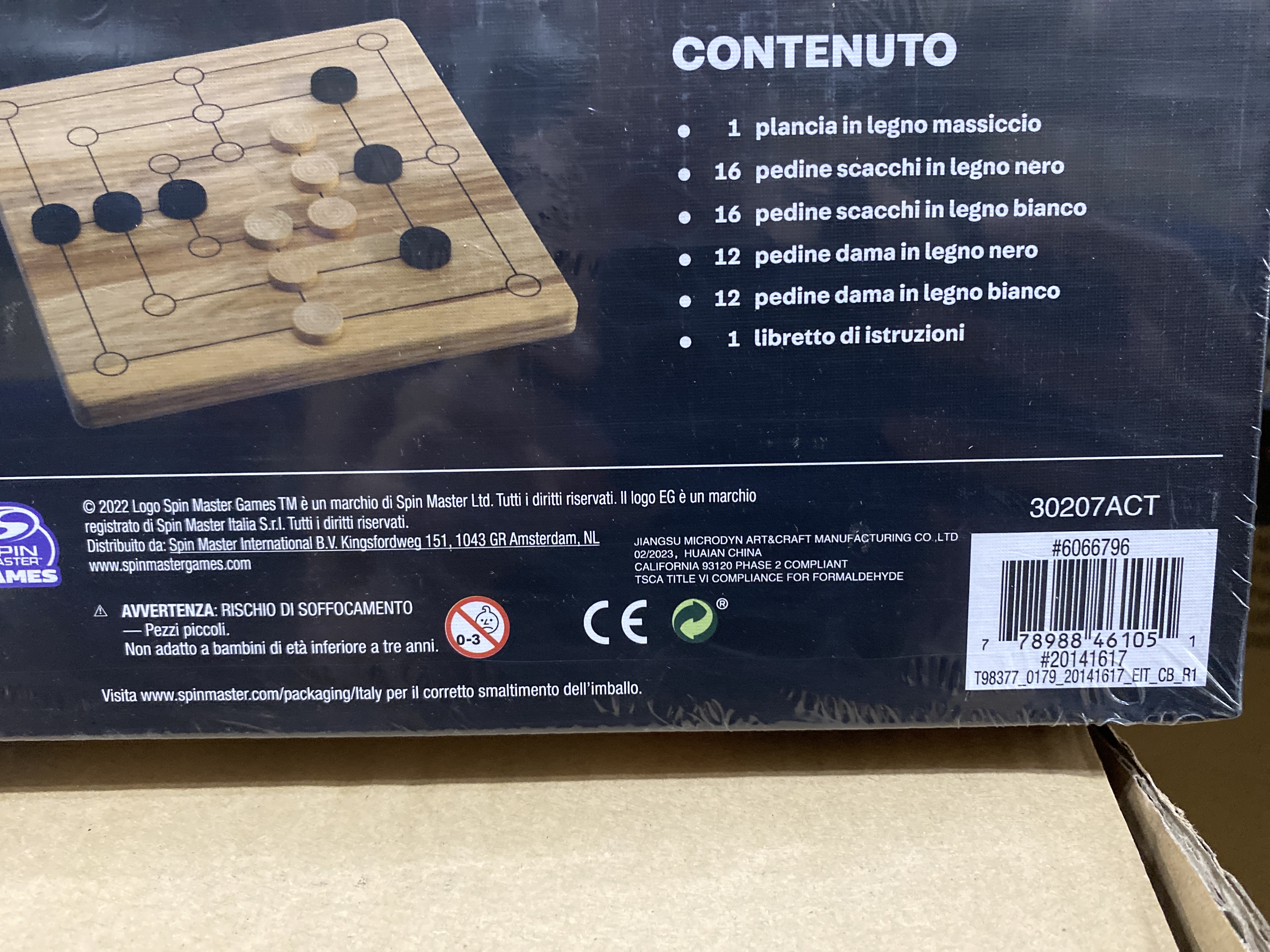 3 Giochi Del Tris In Legno, 14,5 Cm, Colori Nero+arancione+blu, Gioco Da Tavolo Classico Per Bambini E Famiglie